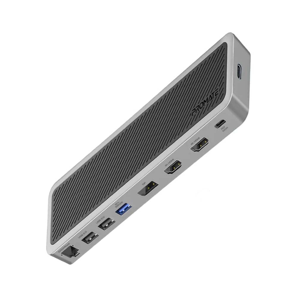 Promate ApexHub-MST 4K@60Hz Triple Display Multi-Port USB-C Docking Station Promate ApexHub-MST 4K@60Hz Triple Display Multi-Port USB-C Docking Station
